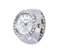 Montre ronde vintage pour femme - Affichage précis - Anneau de montre rond pour homme et femme