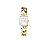 Montre - Rosefield - Rosefield Studio - Boîtier doré - Bracelet chaîne plate - Cadran rectangulaire