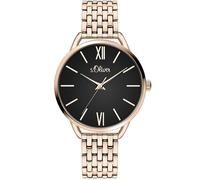 Montre - s.Oliver - SO-4193-MQ - Quartz - Noir - Chic - Acier inoxydable