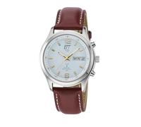 Montre sans fil Eco Tech Time EGS-11248-12L - Série Gobi - Radio solaire - Bracelet en cuir - Pour homme