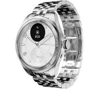 Montre connectée Withings ScanWatch Nova 39 mm Brillant Edition Argent avec bracelet Métal E