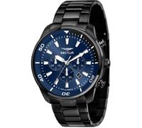 Sector Oversize R3273602017 Montre Homme Crongrafo Quartz, Noir, 48mm, Bracelet