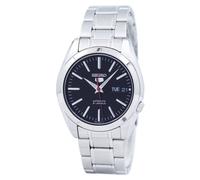 Montre pour homme Seiko 5 automatique cadran noir en acier inoxydable SNKL45K...