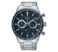 Montre Seiko Homme Sport SSB445P1 Chronographe Cadran Bleu Bracelet Acier Ino...