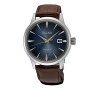 Montre - SEIKO - Présage Blue Moon - Cuir brun - Automatique - 40,5 mm