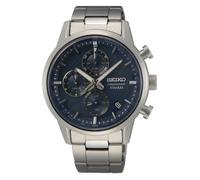 Montre - SEIKO - Seiko Sport - Acier et titane - Cadran bleu - Chronographe