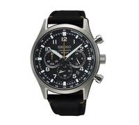 Montre - SEIKO - SSB449P1 - Cuir et textile - Chronographe - Noir
