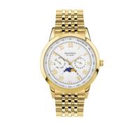 Montre Sekonda Armstrong Moonphase 40 mm bracelet doré et boîtier doré...