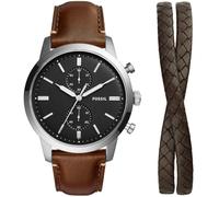 montre seul le temps homme Fossil Townsman Brun FS5967SET