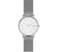 Montre Skagen Signatur pour Femmes, Mouvement à Quartz à Deux Aiguilles avec Bracelet en Acier Inoxydable ou en Cuir