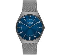 Montre - SKAGEN - SKW6829 - Boîtier gris 42 mm - Cadran bleu - Bracelet acier 19 mm