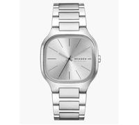 SKAGEN Montre Mellem pour Homme, Mouvement à Quartz Trois Aiguilles avec Bracelet en Acier Inoxydable, Ton argenté, 40 mm