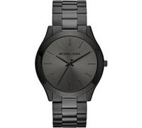 Montre Slim Runway de Michael Kors à trois aiguilles, plaquée noire, pour homme Noir G