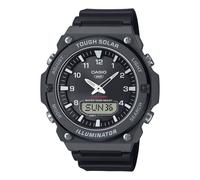 Montre Solaire Homme CASIO AQ-S820W-1AVEF Silicone Noir Chrono Timer