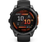 Montre sport GARMIN Fenix 8 47mm silver avec bracelet gris