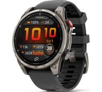 Montre sport GARMIN Fenix 8 Pro Multisports GPS AMOLED jusqu'à 100 m BT Wi-Fi 51 mm Gris / Noir