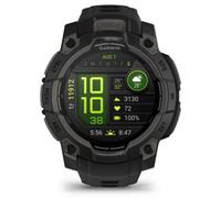 Garmin Montre GPS Instinct 3 AMOLED 45 mm - Noir bracelet silicone (010-02936-00)