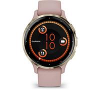 Garmin - 010-02785-03 - Smartwatch - Venu 3S - rose/or - bracelet en silicone