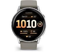 Montre sport GARMIN Venu 4 Noir/Silver Silicone Gris 45mm