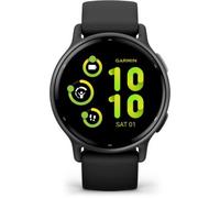 Garmin Vivoactive 5 Gray avec bracelet noir Gris