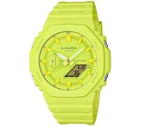 Casio Montre homme GA-2100-9A9ER G-Shock Jaune 20 bar 45 mm