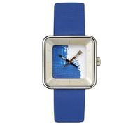 montre square 29 akteo peinture bleu collection art peinture