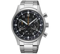 Seiko Watches Montre SSB447P1 Chronographe Acier inoxydable Noir 10 bars