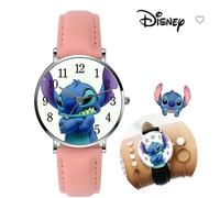 Montre Stitch Cuir rose Disney