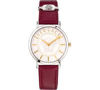 Montre suisse Versace V-Essential rouge/argent, verre saphir VEK400221