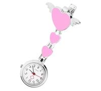 Montre Suspendue Créative Infirmière Médecin Décorative Rose Alliage | Style Mode, Usage Décoratif, Format à Accrocher, Pensée pour Infirmière et Médecin, Finition Rose