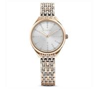 Swarovski Montre Attract, Bracelet en métal, Blanc, PVD doré