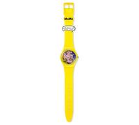 Montre - SWATCH - Art Journey 2023 - Bracelet silicone jaune - Cadran multicolore - Style tendance