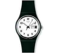 Montre - Swatch - GB743 - Quartz - Blanc - Bracelet en Plastique Noir