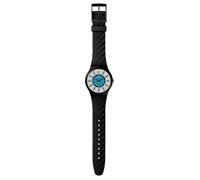 Montre - SWATCH - Good To Gorp - Bracelet silicone - Cadran argenté - Mouvement quartz