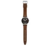 Montre - SWATCH - Montre Swatch chrono Canyon Chaser - Cuir marron - Quartz - Analogique