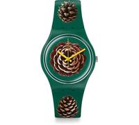 Montre - Swatch - PINEZONE GG221 - Femme - Quartz - Vert - Analogique