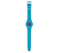 Montre - SWATCH - Skin Radiantly Teal - Silicone - Quartz Swiss Made - Dégradé de bleu, orange