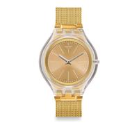 Montre - Swatch - Skinmajdou - 40mm - Acier Inoxydable - Quartz - Doré