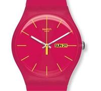 Montre - Swatch - SUOR704 - Quartz - Rouge - Bracelet en Silicone