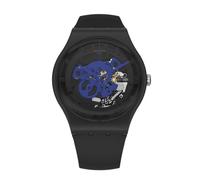 Montre - SWATCH - TIME TO BLUE BIG - Bioceramic 41mm - Étanchéité 30 Atm - Mixte