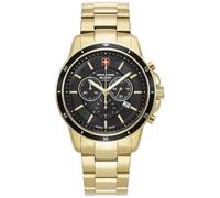 Montre - Swiss Alpine Military - Douglas SAM7089.9117 - Quartz - Homme - Noir - Acier inoxydable - Or