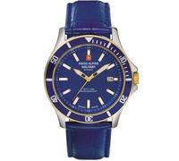 Montre - Swiss Alpine Military - SAM7022.1545 - Acier inoxydable - Cuir - Bleu