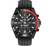 Montre - SWISS MILITARY HANOWA - MULTIMISSION 06-4298.3.13.007 - Chronographe - Acier inoxydable - Noir