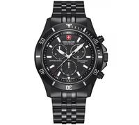 Montre - Swiss Military Hanowa - Squad 06-4212.27.007.06 - Chrono - 45 mm - Noir/Vert
