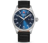 Montre - SWISS MILITARY HANOWA - Thunderbolt - 43mm - Étanchéité 10ATM - Cuir Noir