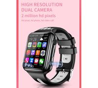 Montre Téléphone 1.54 1 Go + 8 Go Montre Android 4G Bluetooth WiFi Rose Blanche + SD 16Go