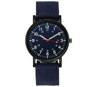 Montre tendance pour homme avec cadran et bracelet en cuir avec aiguille des secondes, C, One Size