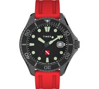 Timex Tiburón Montre automatique en caoutchouc synthétique pour homme TW2W21000