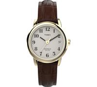 Montre Timex Basic pour femme bracelet rond en cuir marron cadran naturel T20071