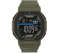 Montre Timex - Hommes - TW2V93700 - Etanche 10 Atm - Bracelet en Plastique Vert